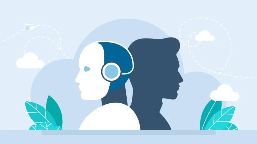 Human and AI working alongside each other in cybersecurity