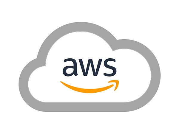 AWS cloud computing logo