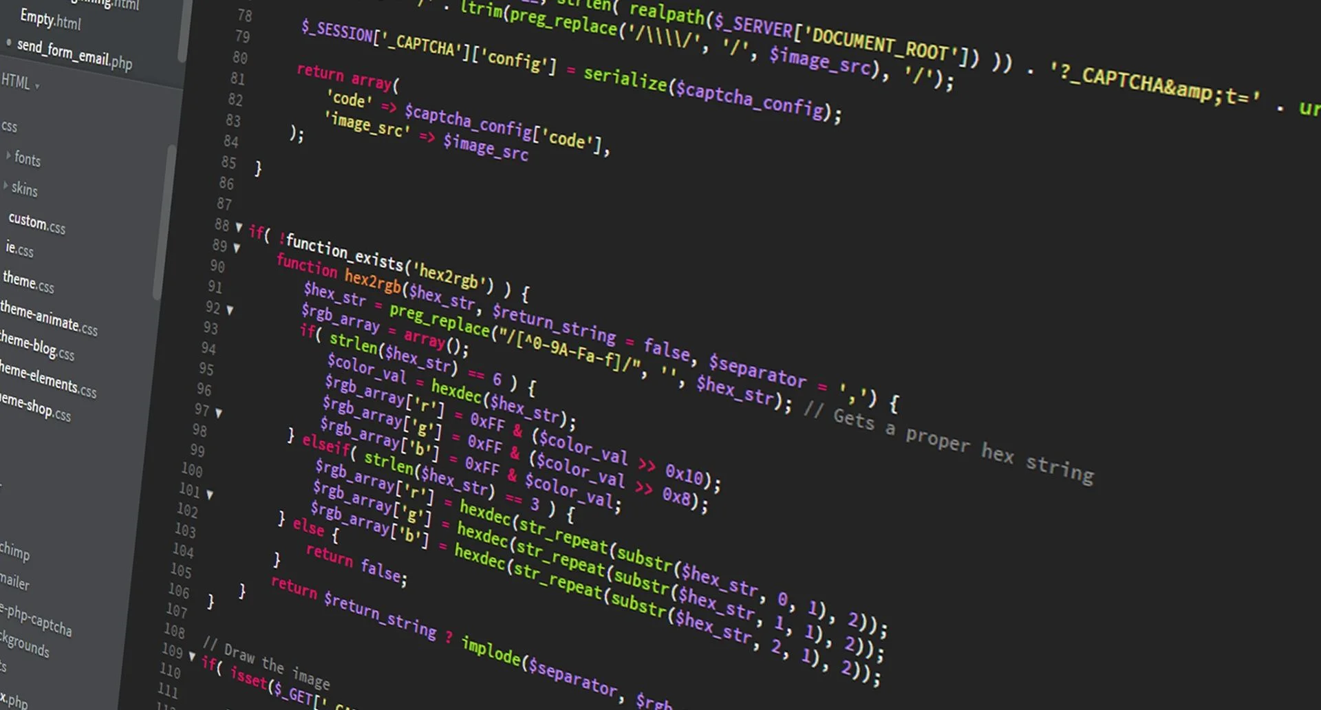 Close-up of source code on a screen, representing the open-source software supply chain compromised by TeamPCP